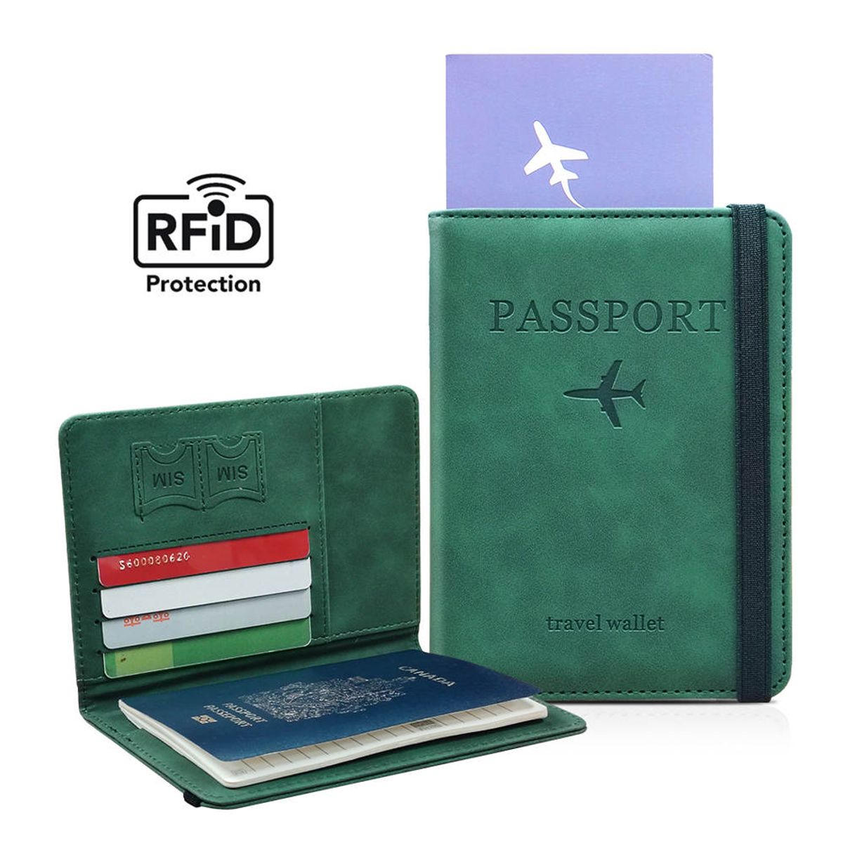 GENERICO - PORTA PASAPORTE TRAVEL WALLET  CARTERA BILLETERA