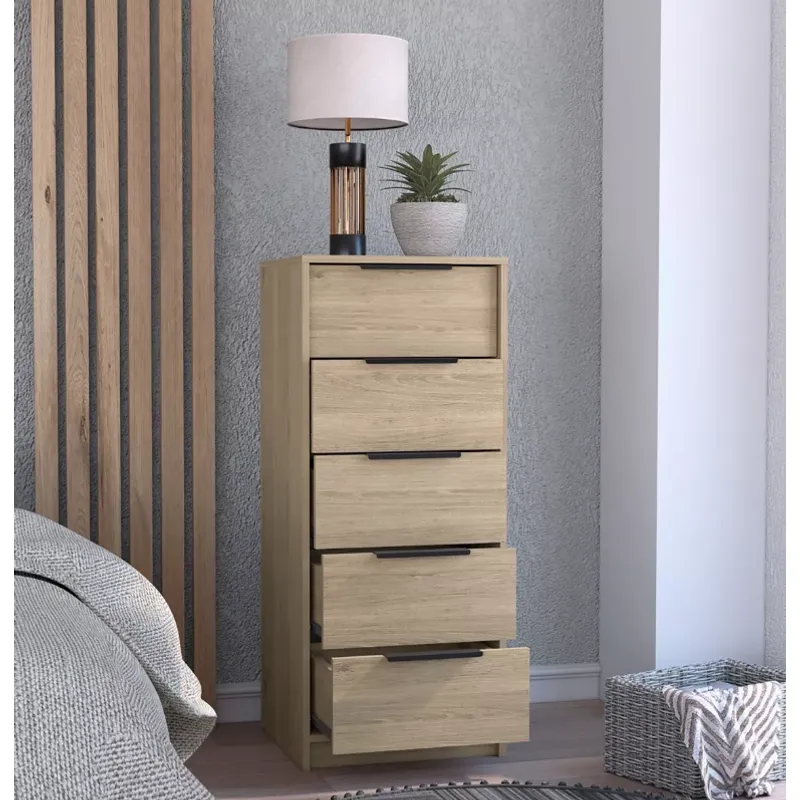 NACION MUEBLES - COMODA NACION MUEBLES LOCO COLOR MADERA