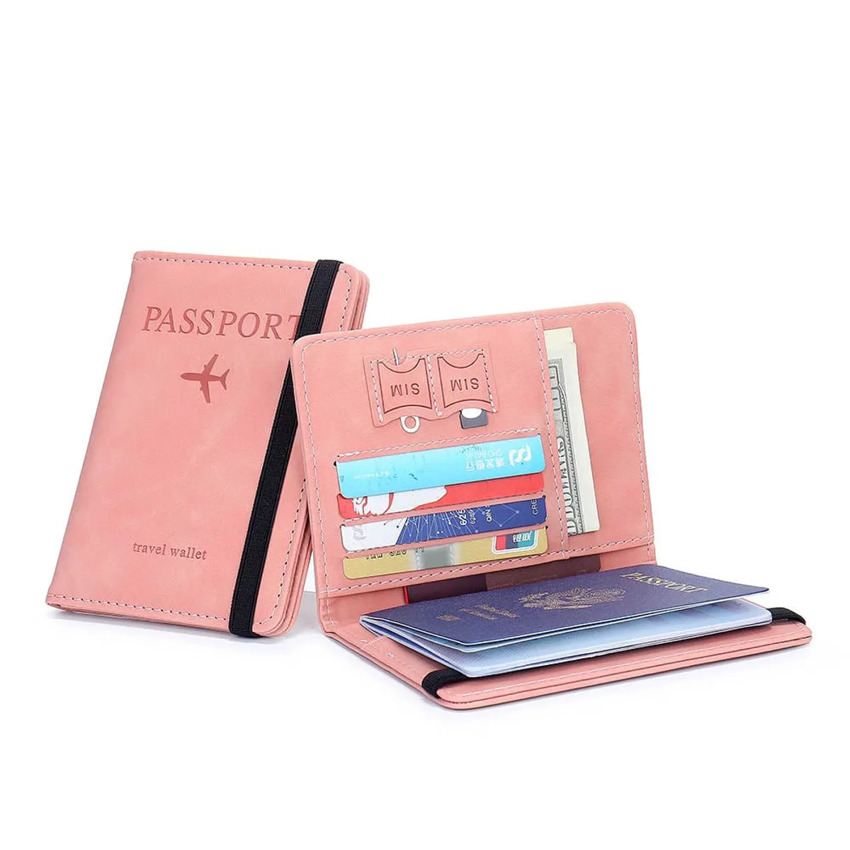 GENERICO - PORTA PASAPORTE TRAVEL WALLET  CARTERA BILLETERA