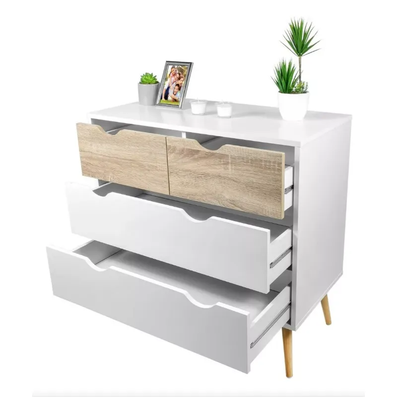 NACION MUEBLES - COMODA NACION MUEBLES INTI COLOR BLANCO