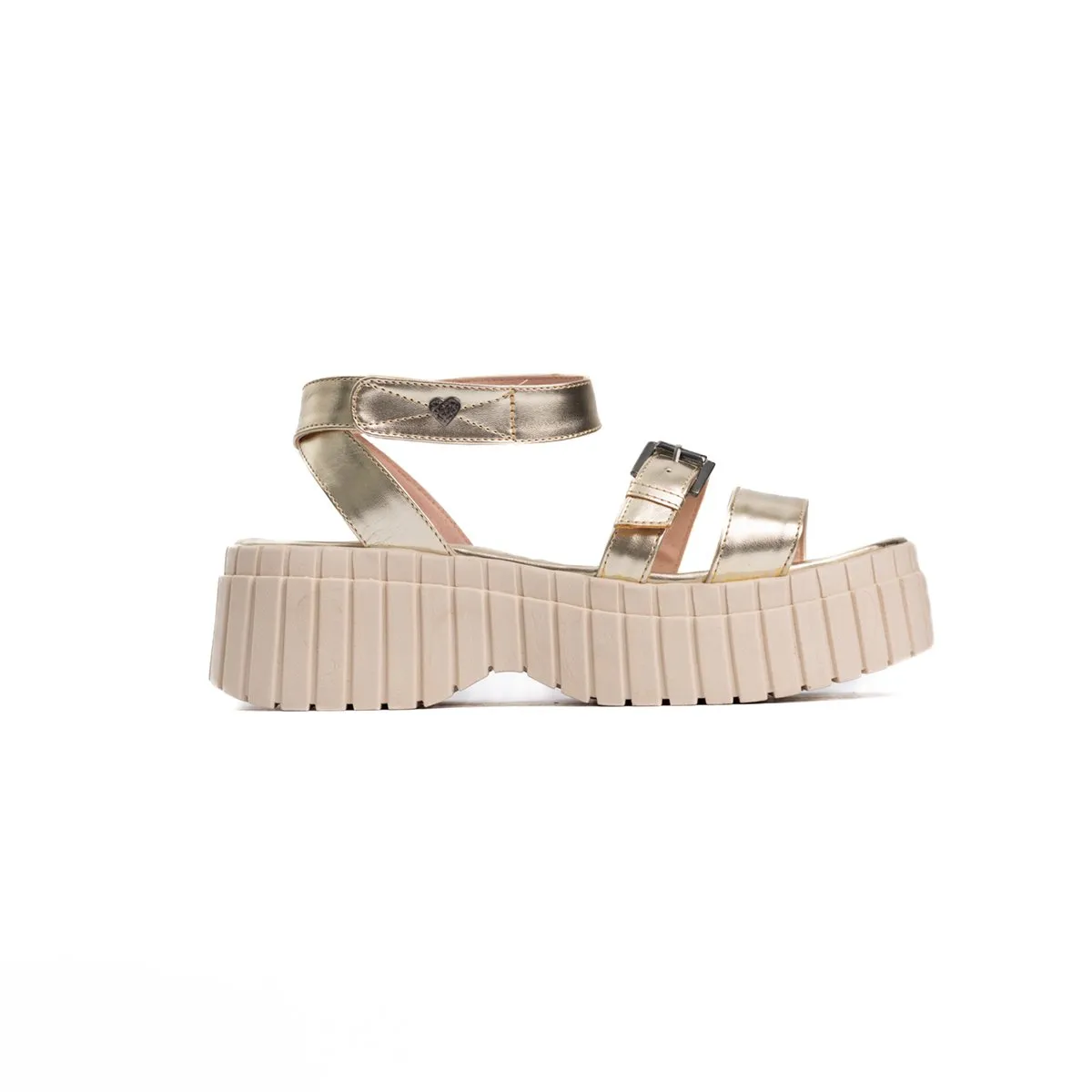 NEBULA - Sandalia Brana - Nébula - Dorado