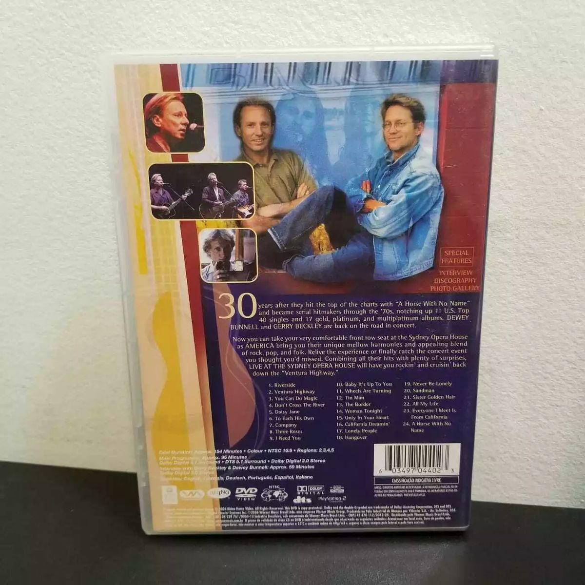 GENERICO - Dvd Original America - Live At The Sydney Opera House 2006