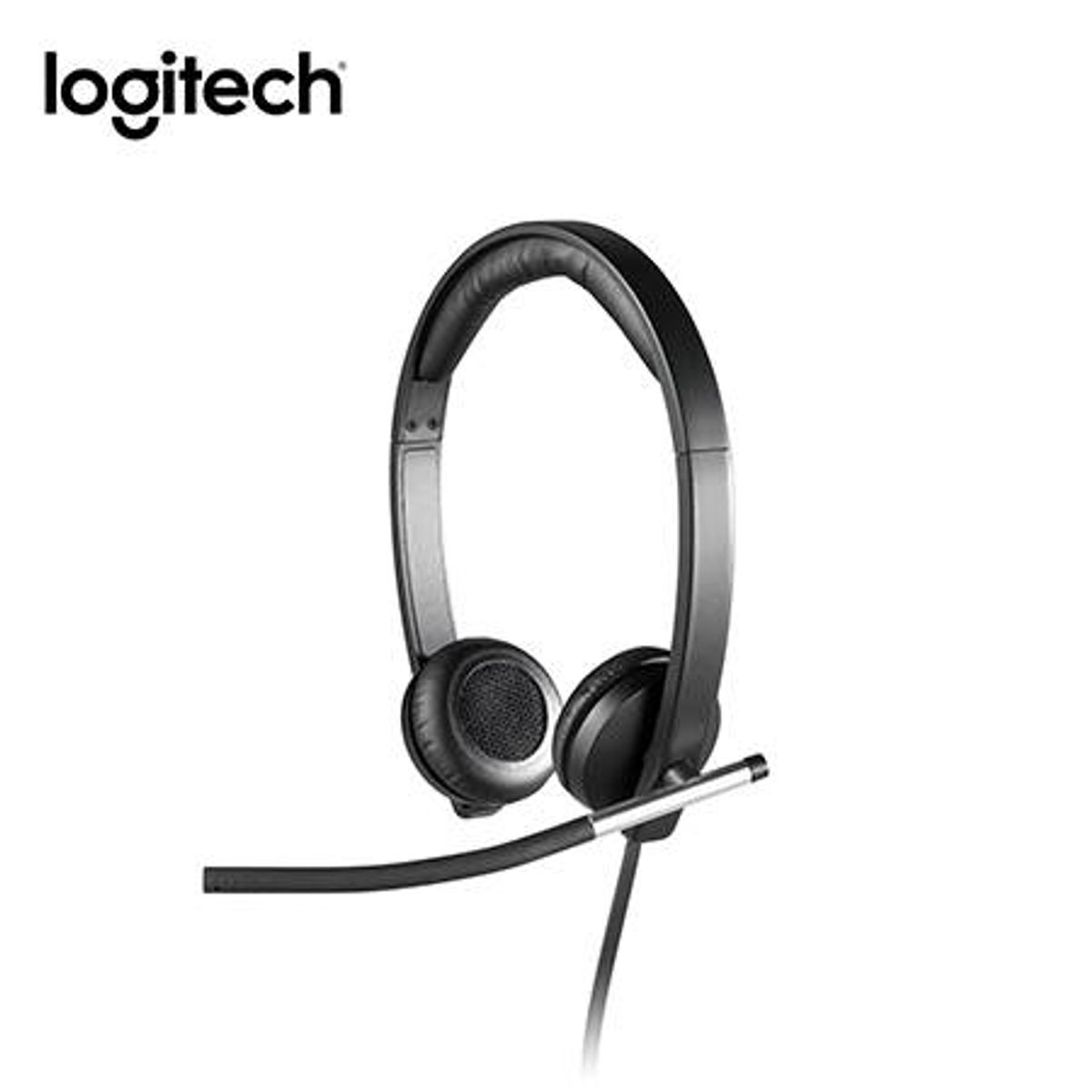 LOGITECH - AUDIFONO CMICROF LOGITECH B2B H650E USB STEREO BLACK 981-000518