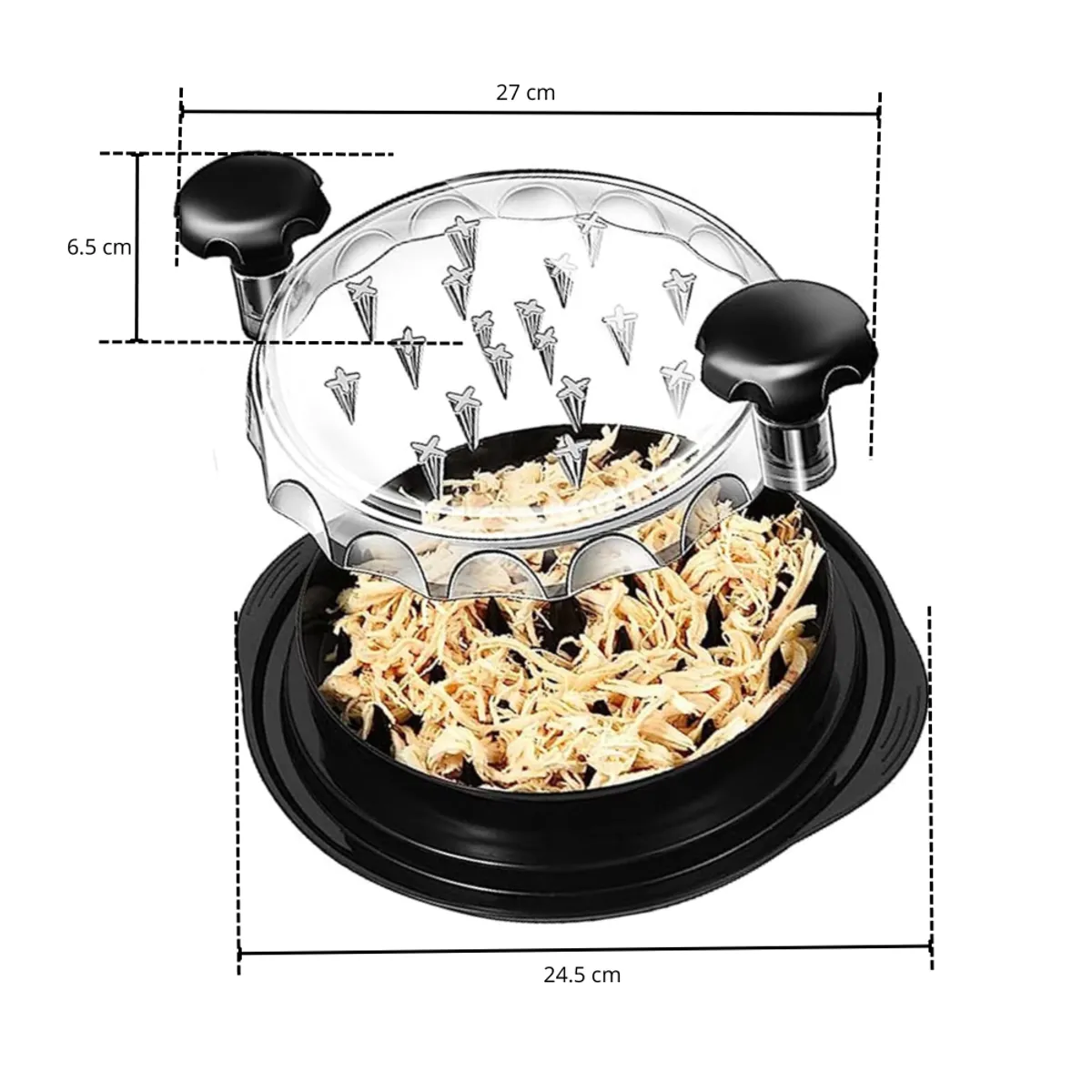 INSPIRA - Deshilachador de Pollo Giratorio Manual