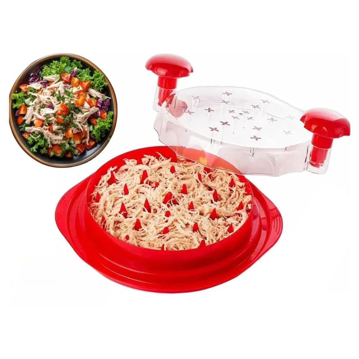 INSPIRA - Deshilachador de Pollo Giratorio Manual