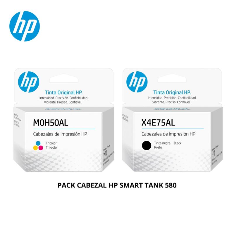 HP - PACK Cabezal (HP MOH50AL - X4E75AL) IMPRESORA HP SMART TANK 580