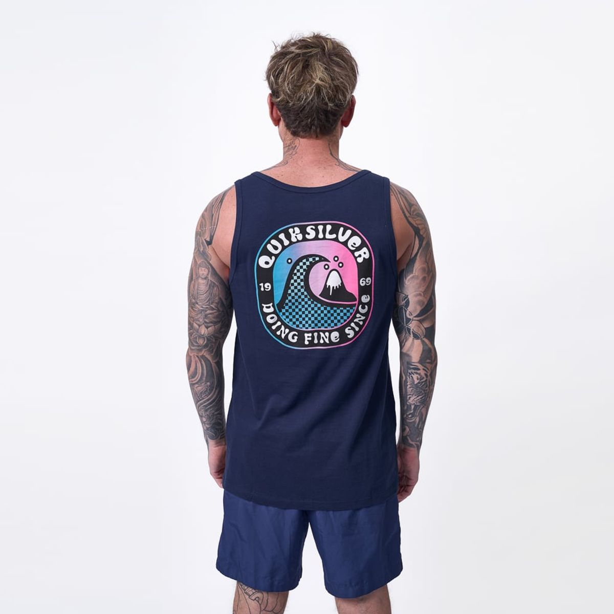 QUIKSILVER - BVD BI24ANOTHER STORY TANK JERSEY