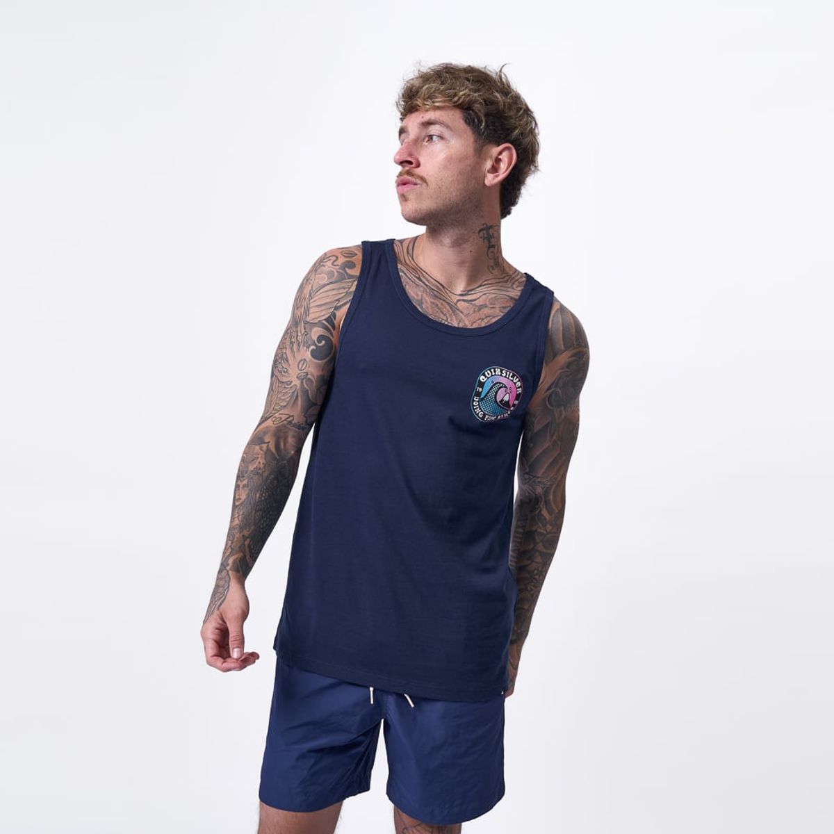 QUIKSILVER - BVD BI24ANOTHER STORY TANK JERSEY