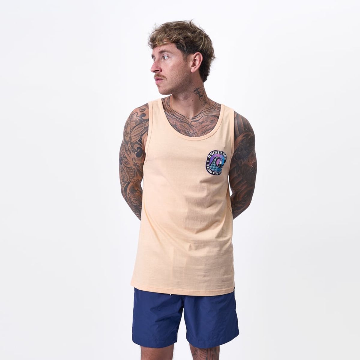 QUIKSILVER - BVD BI24ANOTHER STORY TANK JERSEY