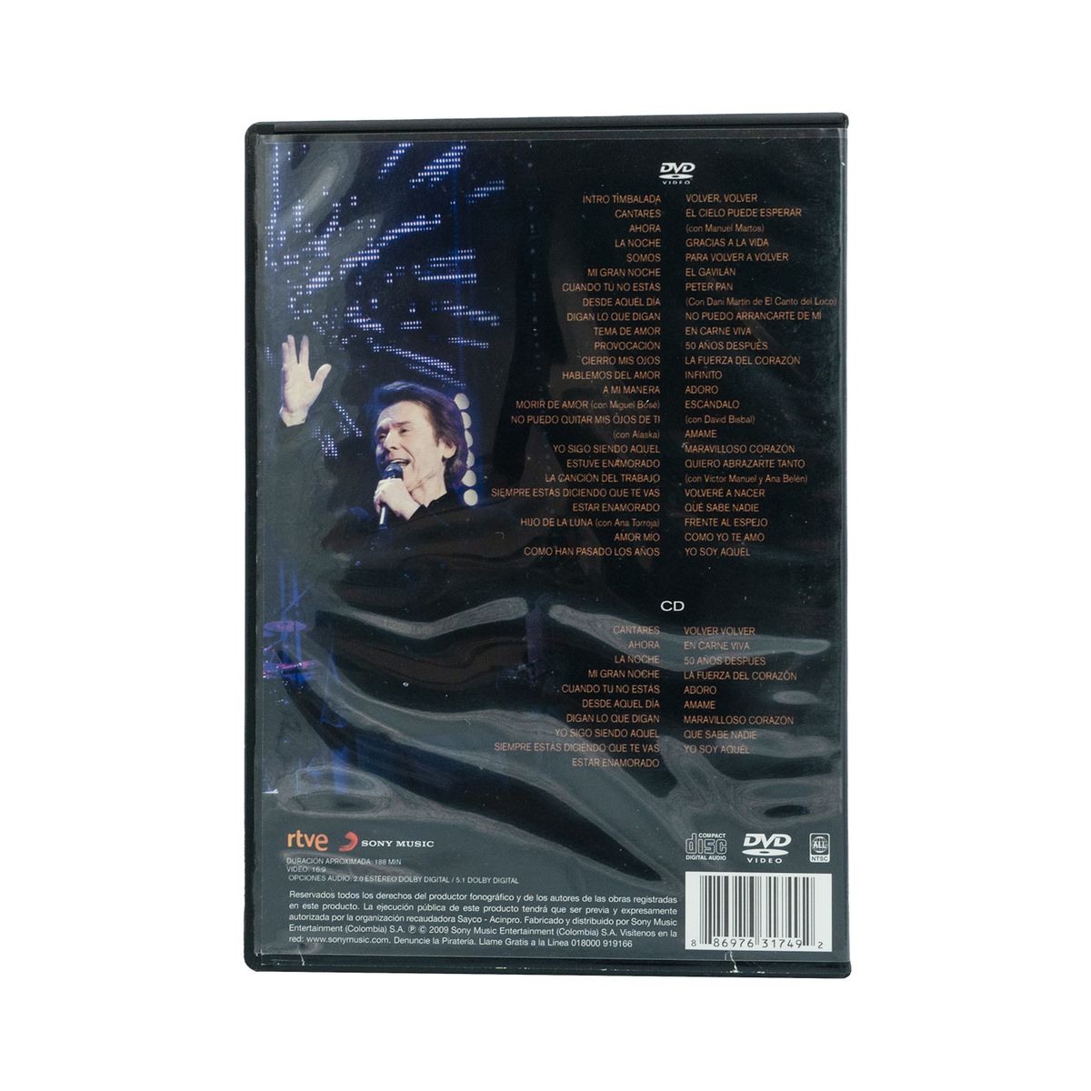 GENERICO - Dvd + Cd Original Raphael: 50 Años Después En Directo (2009)