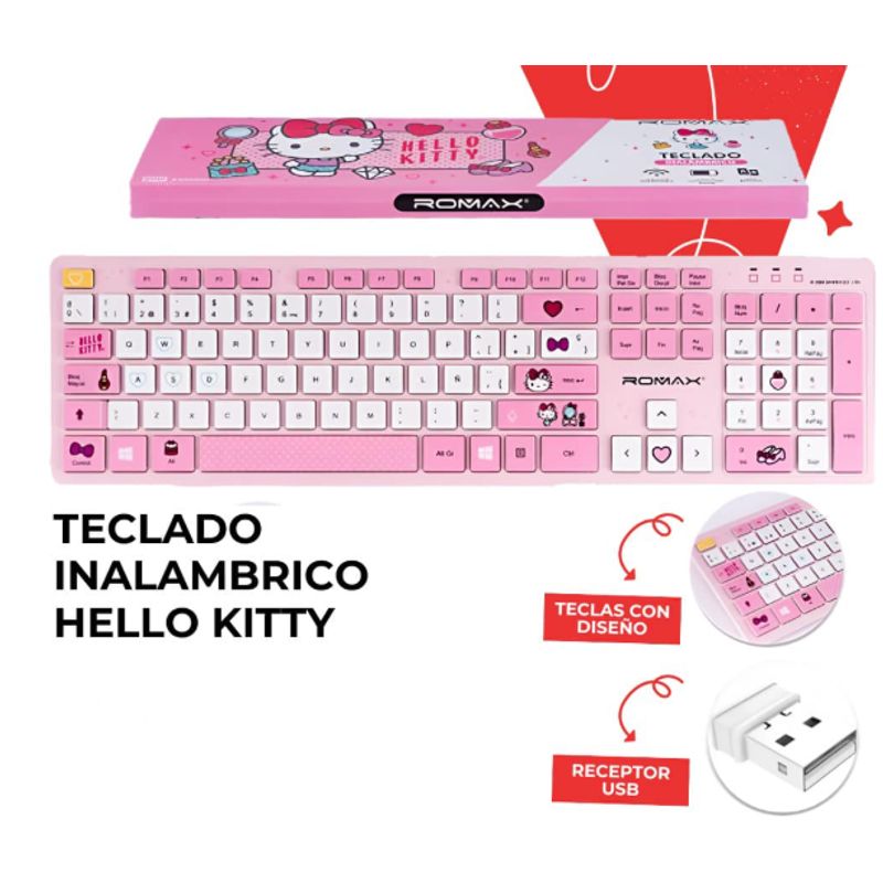 GENERICO - TECLADO INALAMBRICO HK