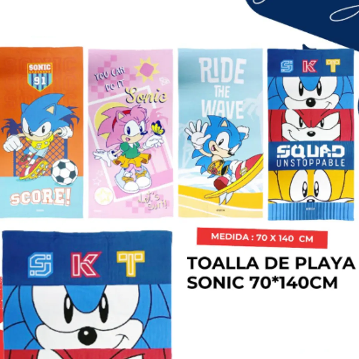 GENERICO - Toalla de Playa 70x140cm