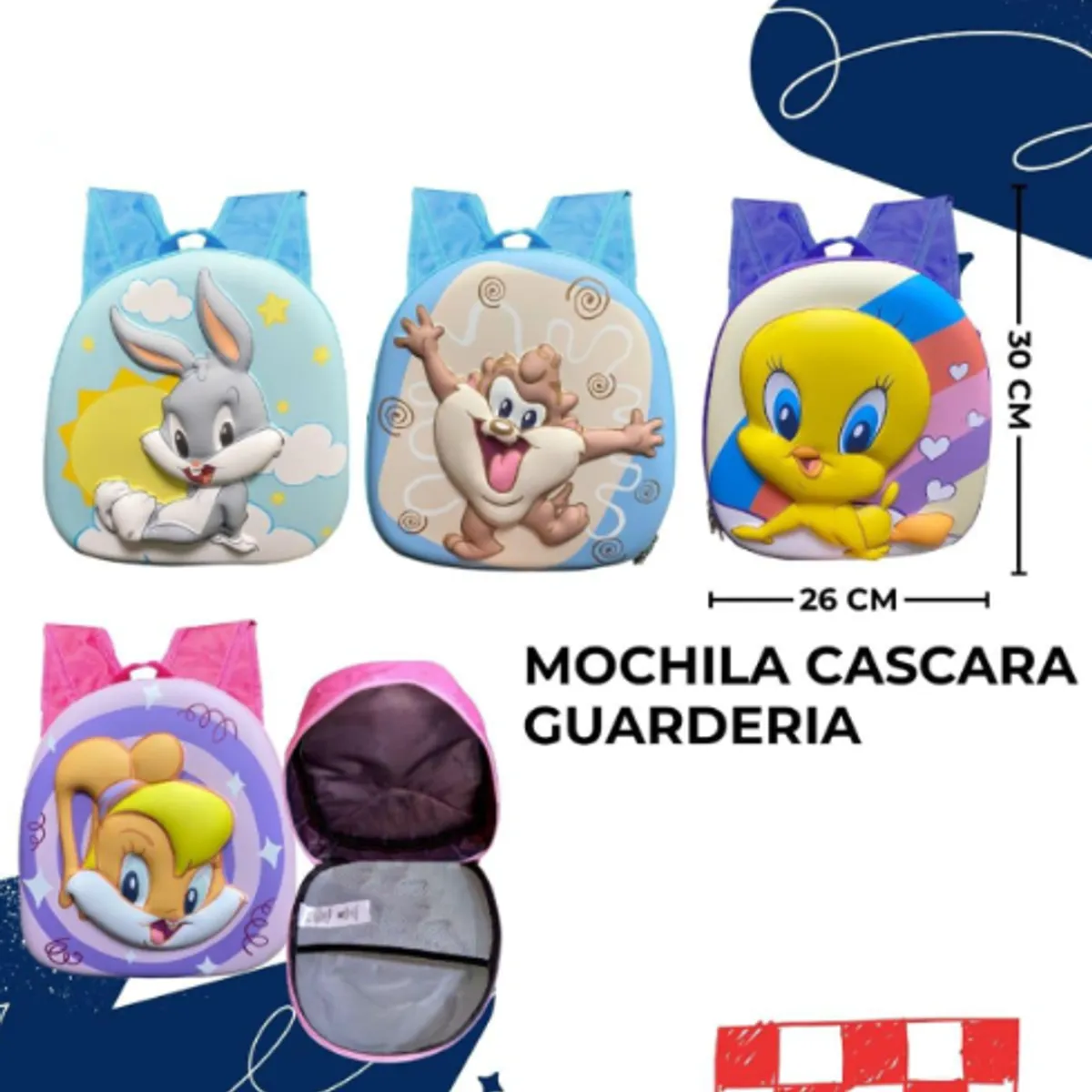 GENERICO - MOCHILA 3D PARA NIÑOS