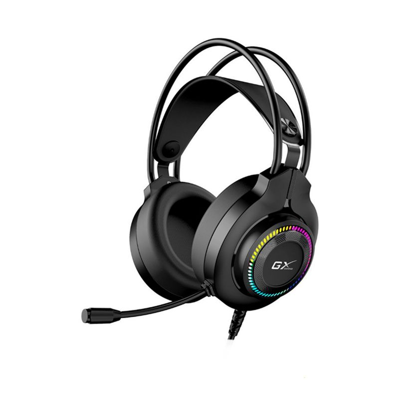 GENIUS - AUDIFONO CMICROF GENIUS GX HS-GX580U 50MM RGB NEGRO PN 1710028400