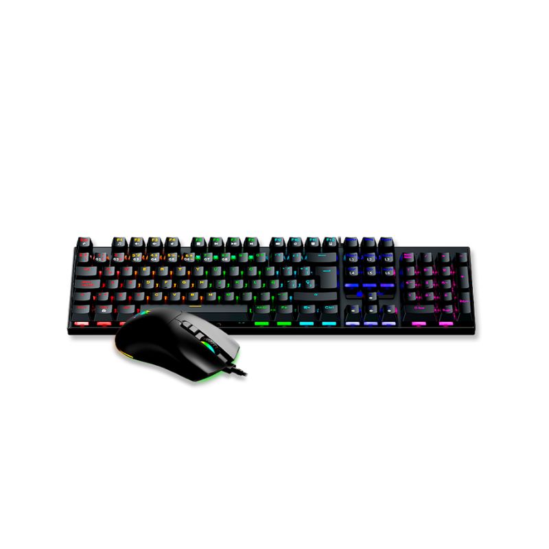ANTRYX - Kit Gaming Antryx GC-3100 Black  Teclado Mecanico + Mouse, Switch Red