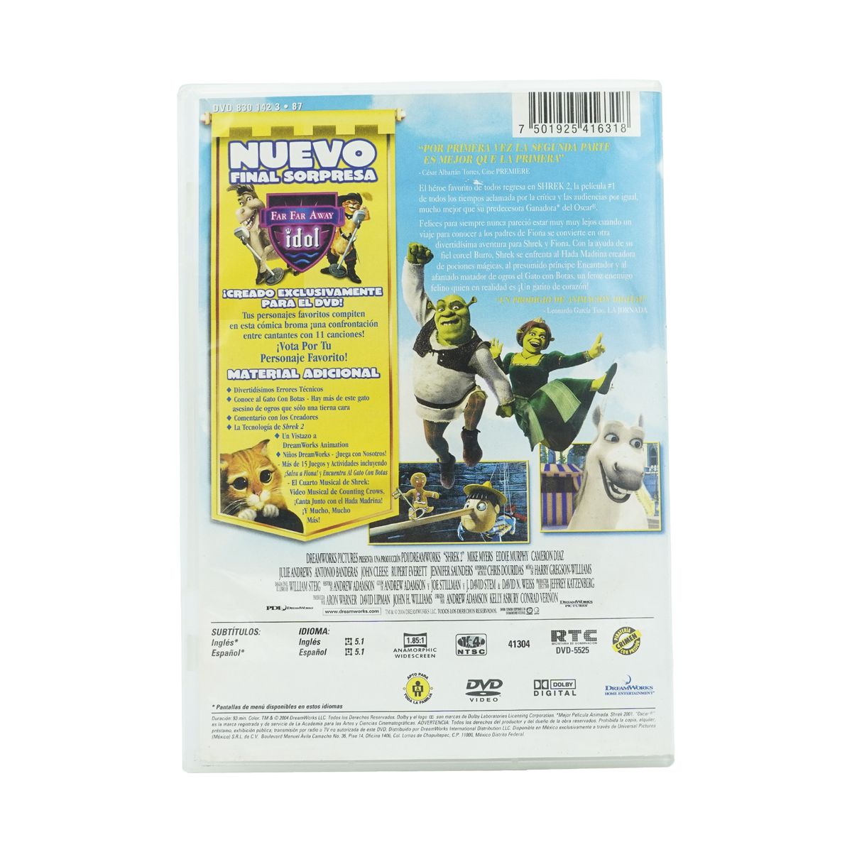 GENERICO - Dvd Original Shrek 2 (2004)