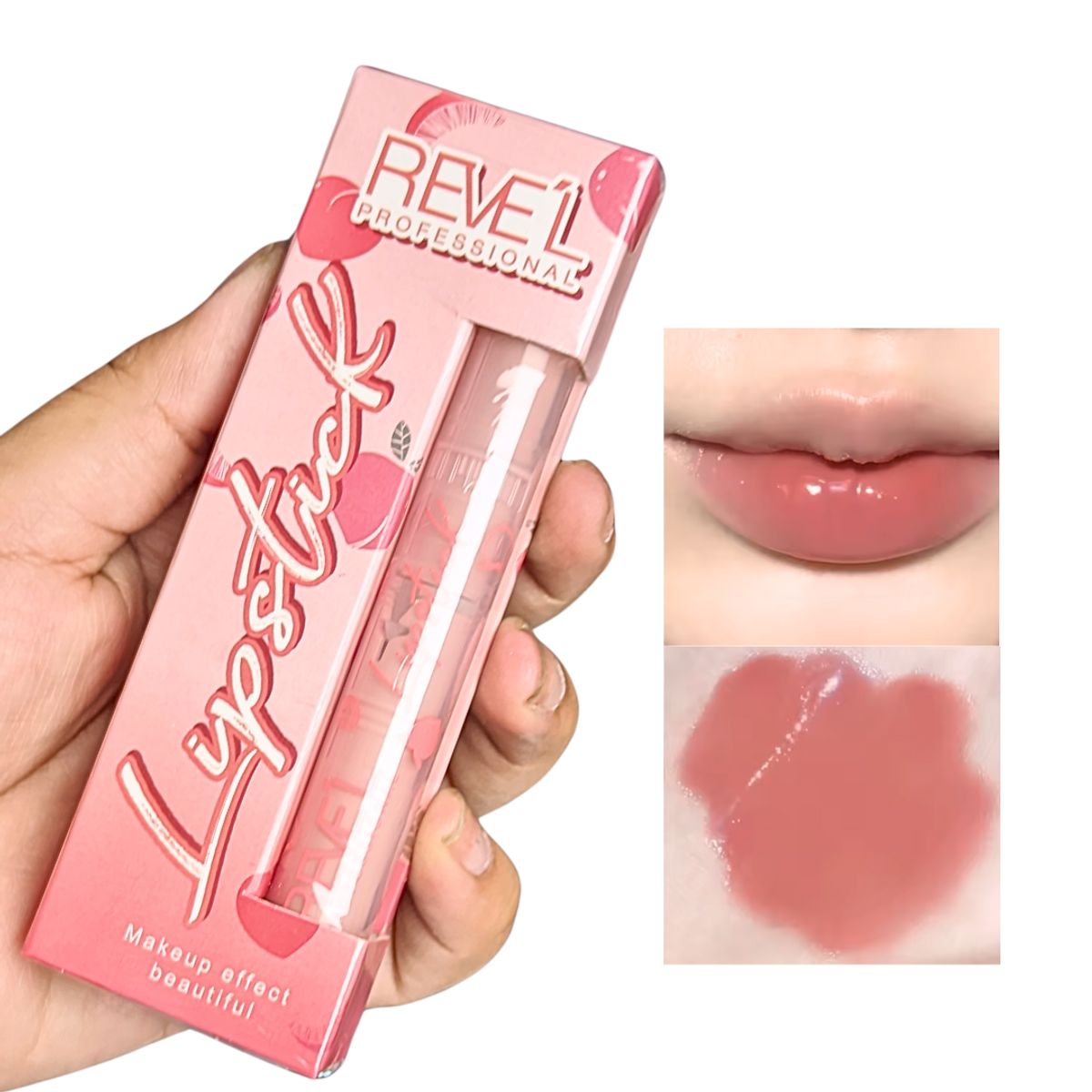 GENERICO - Lipstick  Gloss en Barra Efecto Espejo Reve'l - Tono 1