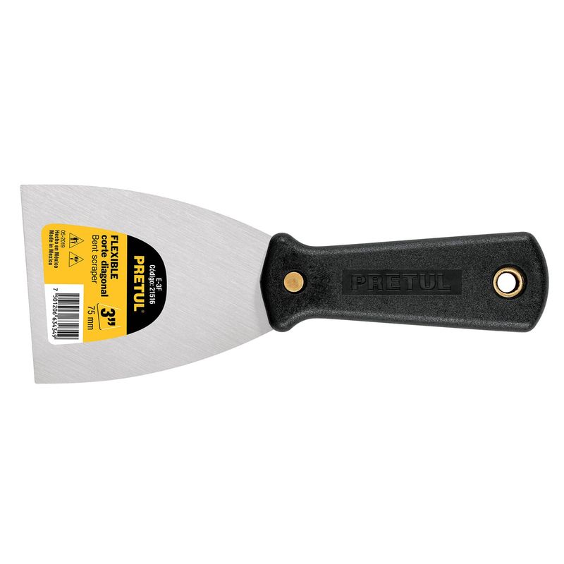 PRETUL - Espátula flexible 3 con mango de plástico Pretul