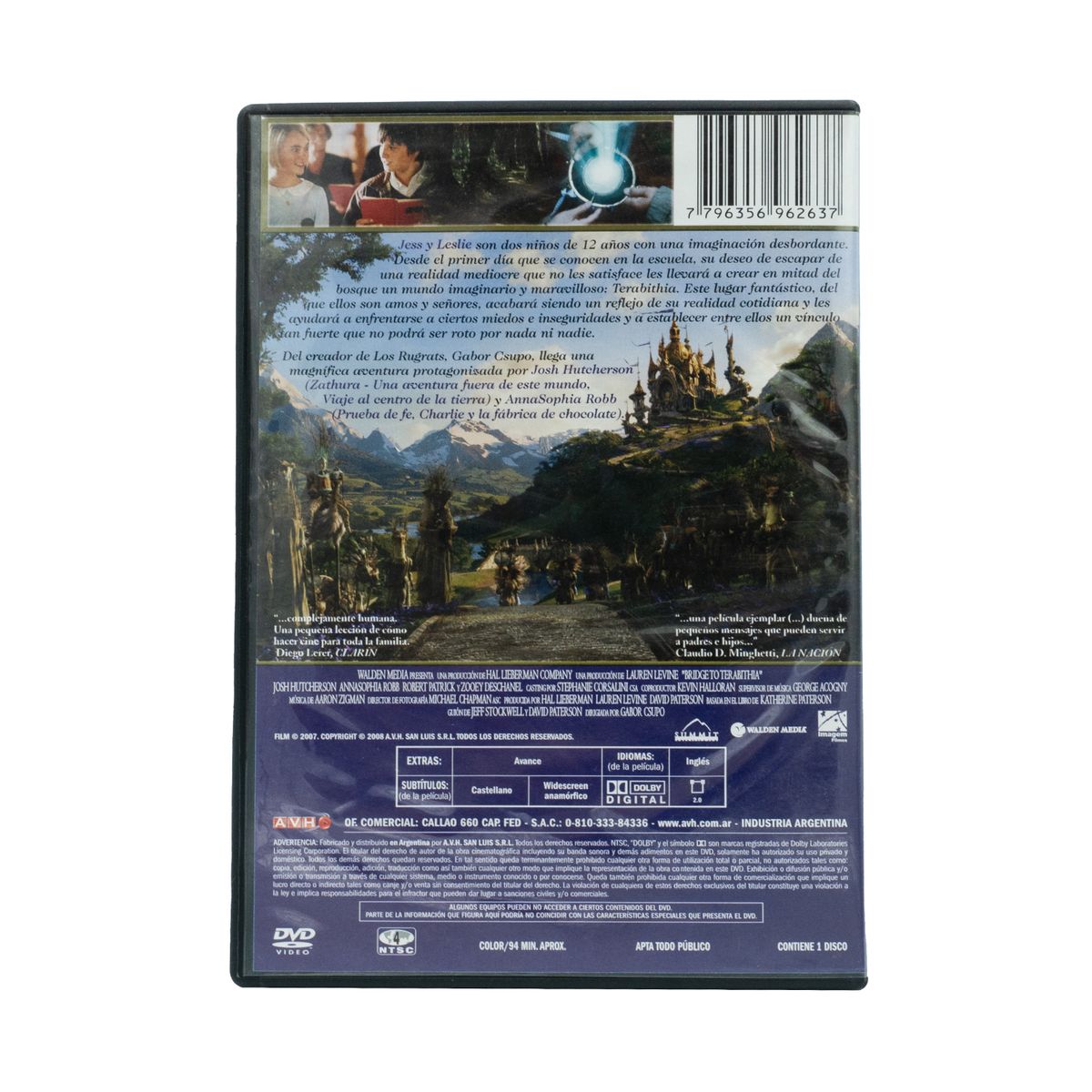 GENERICO - Dvd Original El Mundo Mágico De Terabithia