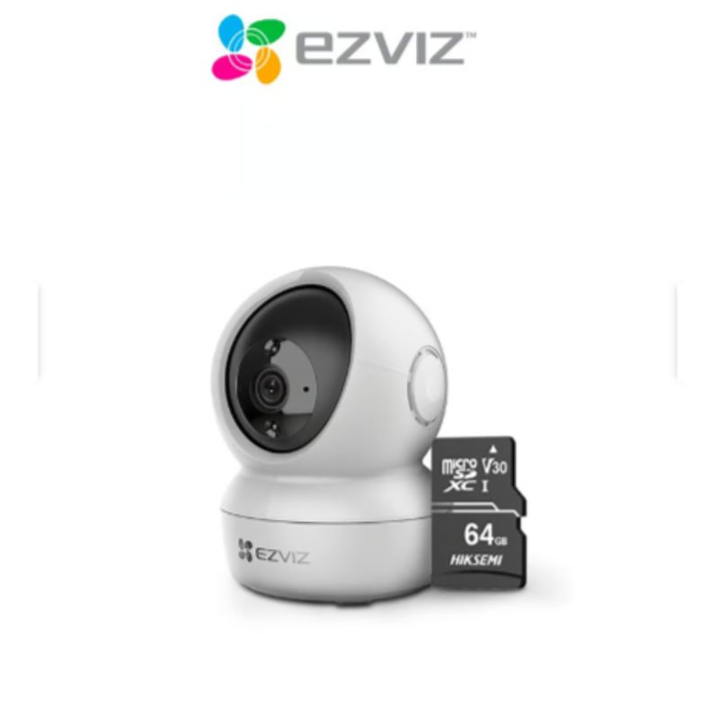EZVIZ - CAMARA INTELIGENTE INTERIOR EZVIZ C6N FULL HD + MEMORIA 64 GB
