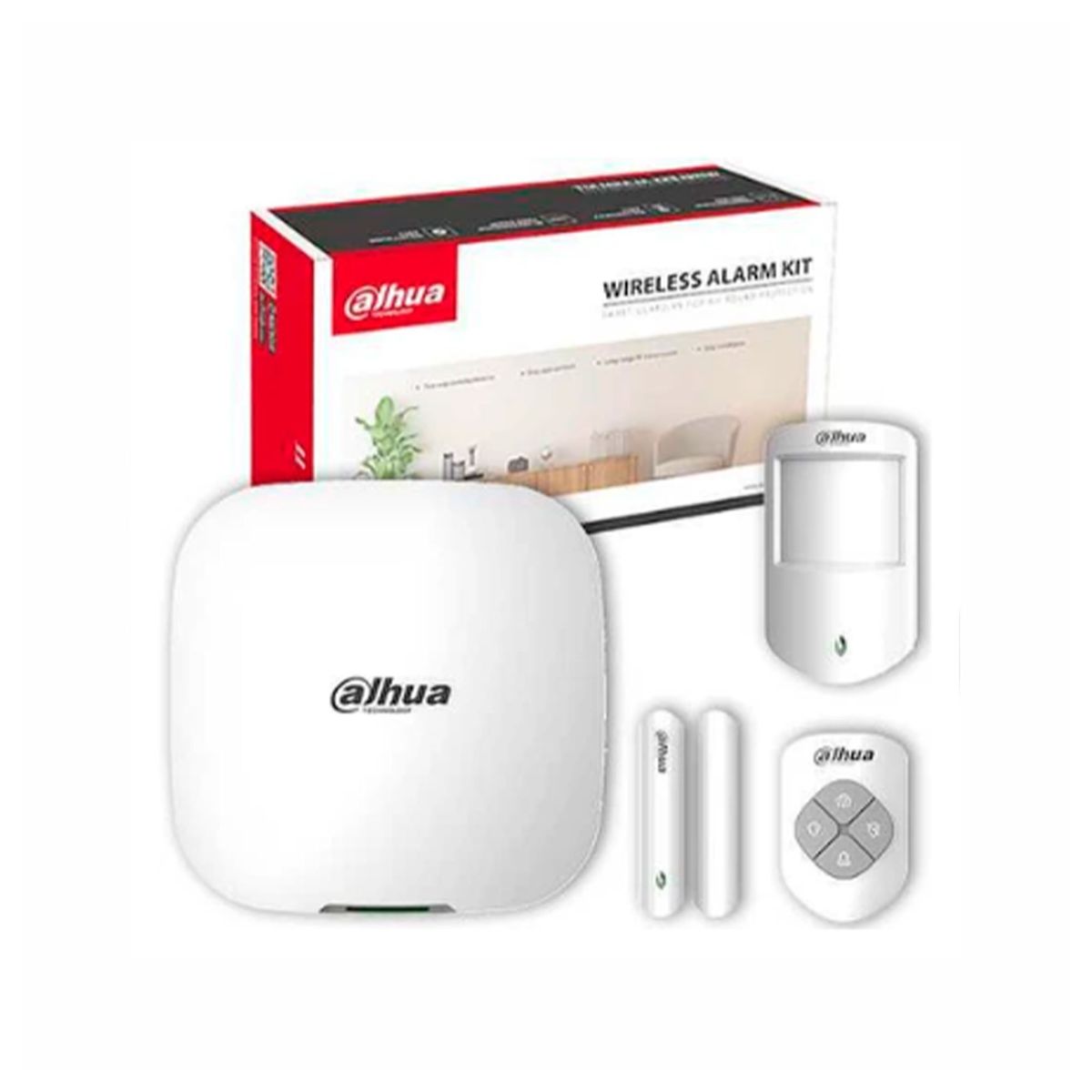 DAHUA - KIT ALARMA DAHUA SENSOR PIR INALAMBRICO BLANCO PN ART-ARC3000H-03-W2