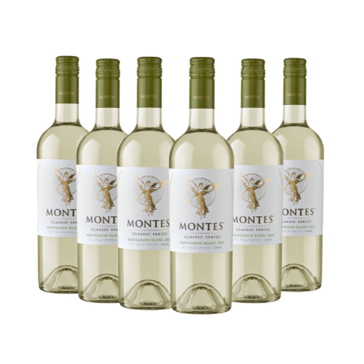 MONTES - Pack x6 Vino MONTES Classic Sauvignon Blanc Botella 750ml
