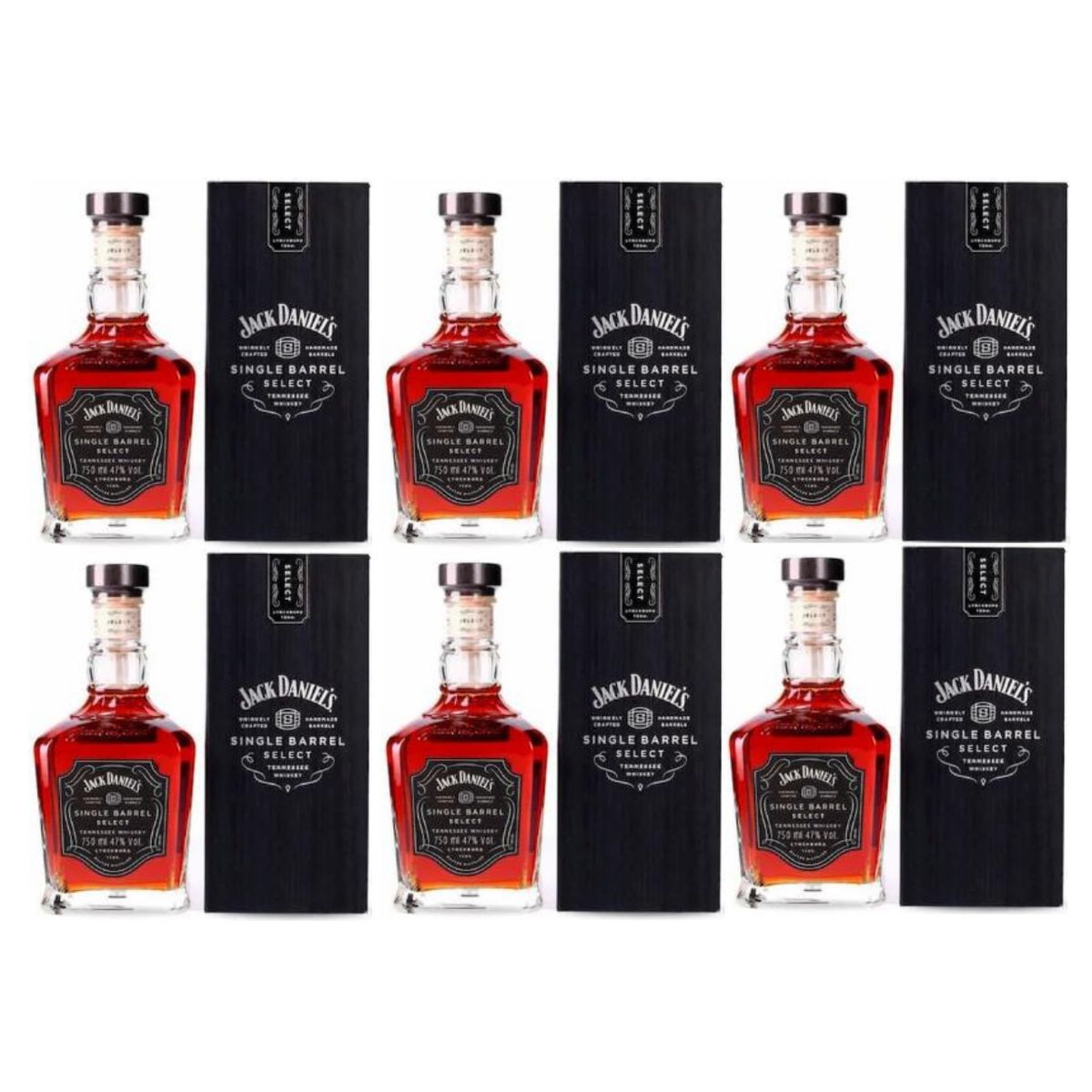 JACK DANIELS - JACK DANIELS SINGLE BARREL 750ML - 6 UND