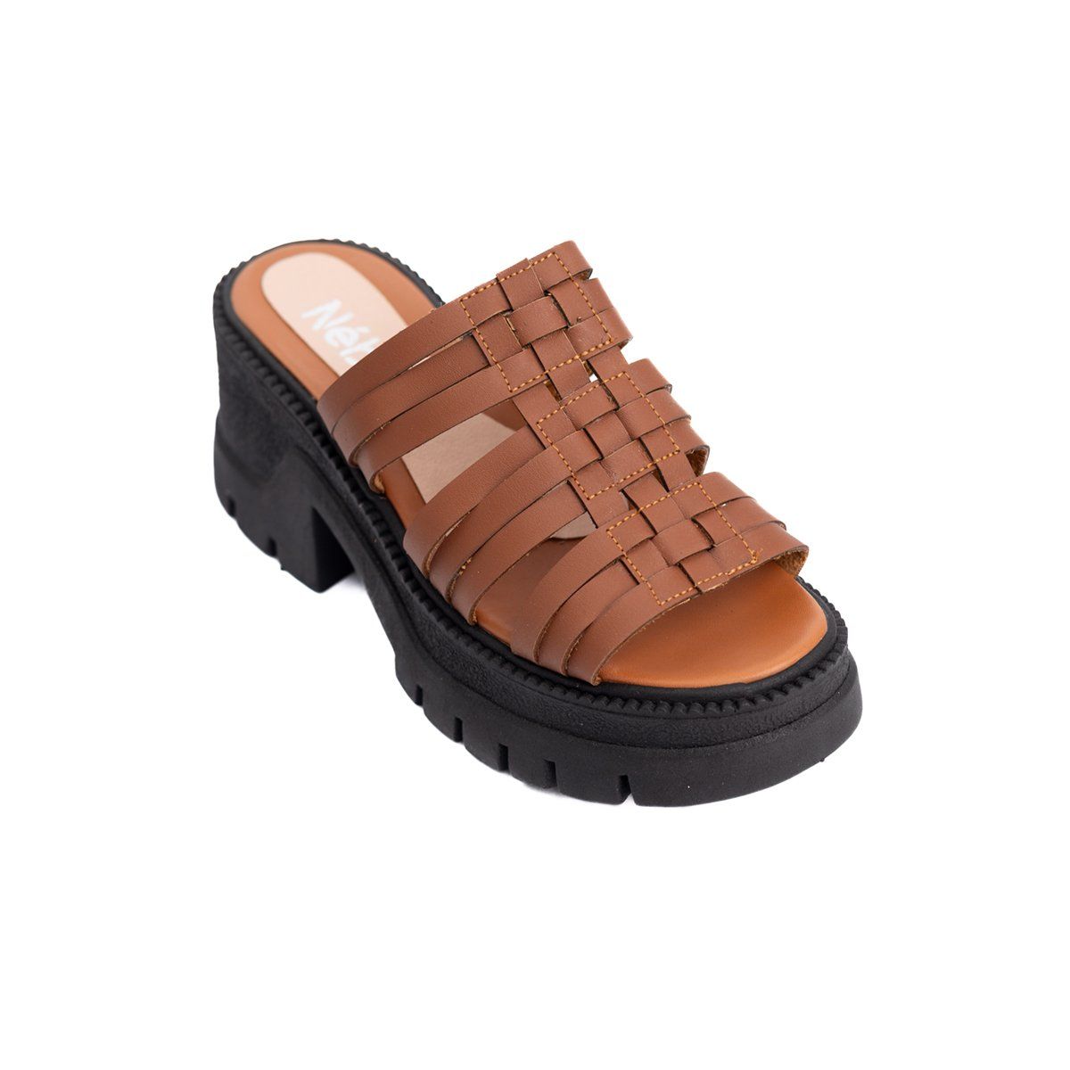 NEBULA - Sandalia Job - Nébula - Marrón