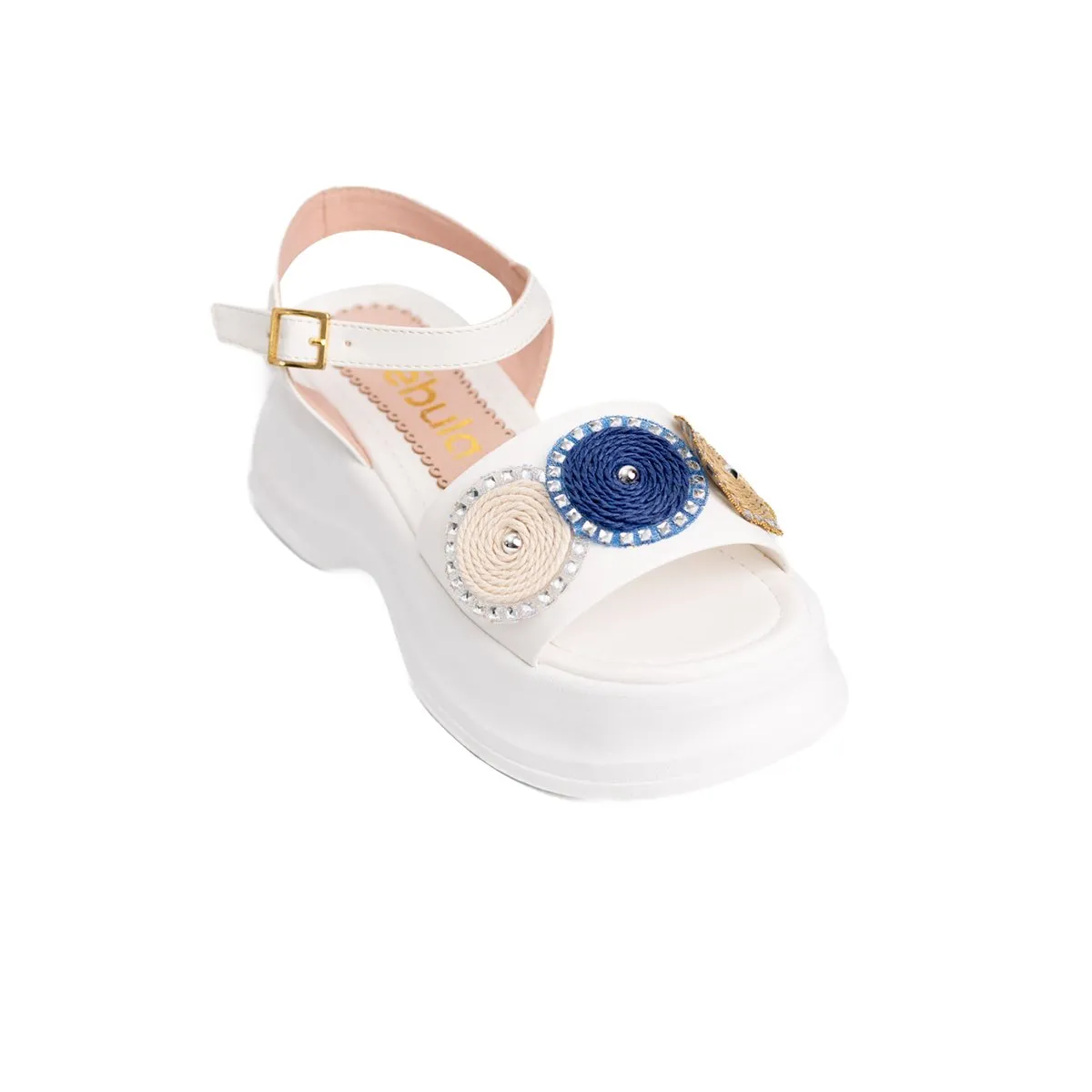 NEBULA - Sandalia Snezana - Nébula - Blanco