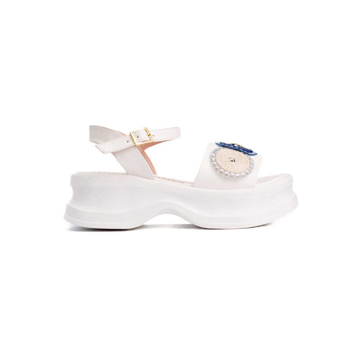 NEBULA - Sandalia Snezana - Nébula - Blanco