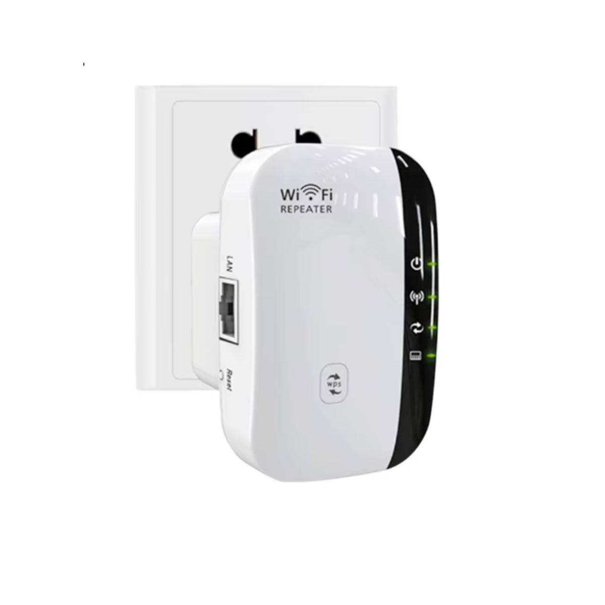 GENERICO - Repetidor Wifi Router Amplificador Inalámbrico y Alambrico Wps Wlan