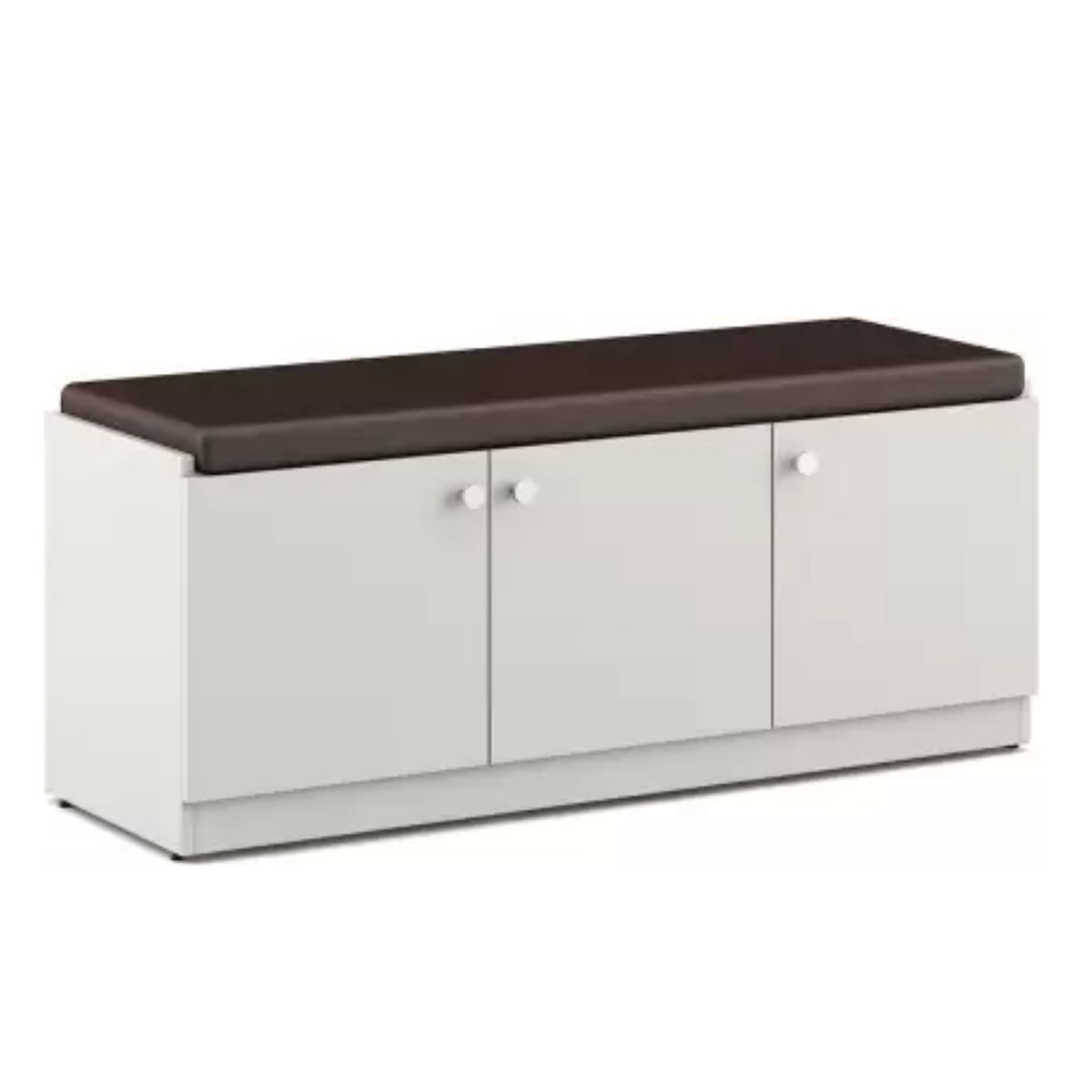 GENERICO - Zapatera con Asiento Shipping Blanco Muebles Gaudi