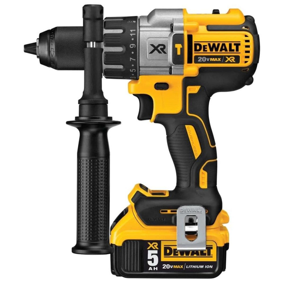 DEWALT - Taladro Percutor 1/2" 20V 38250 gpm Inc 2 Bat y Carg Dewalt DCD996P2T-B2