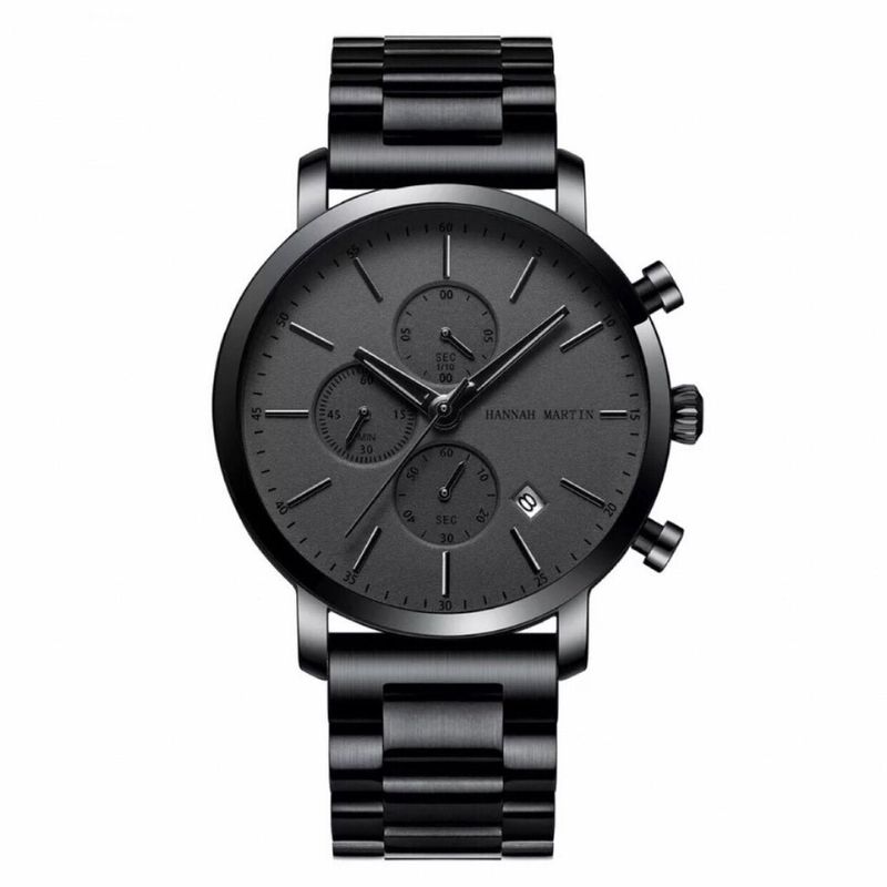 HANNAH MARTIN - RELOJ ORIGINAL HANNAH MARTIN - CASUAL NEGRO  HAN-7  HAN-61
