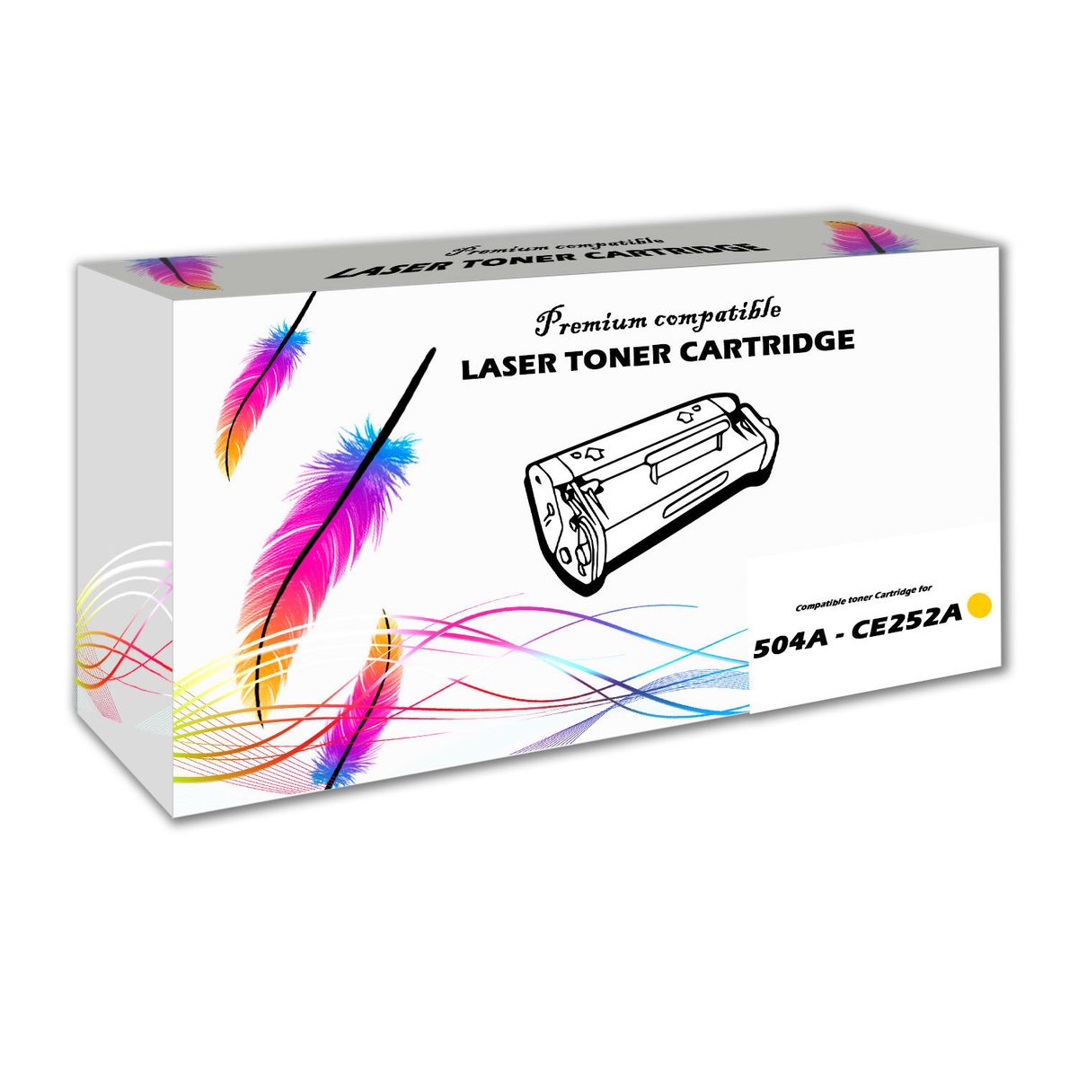 HP - Toner HP 504A Yellow CE252A 7K Pág CM3530 Compatible