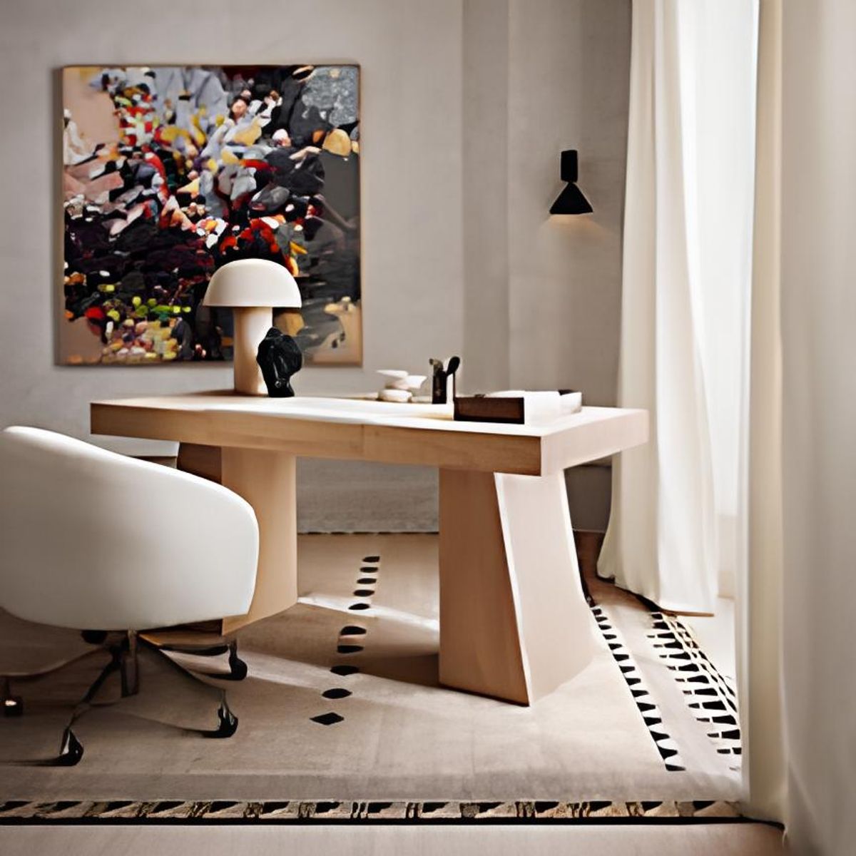 TU MESITA - Escritorio Asthetic Tendencia Madera Pino TU MESITA