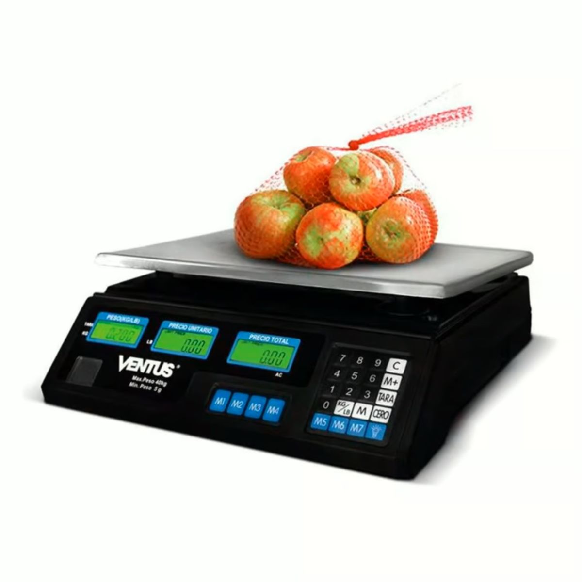 VENTUS - Balanza Digital Ventus Plana 40kg