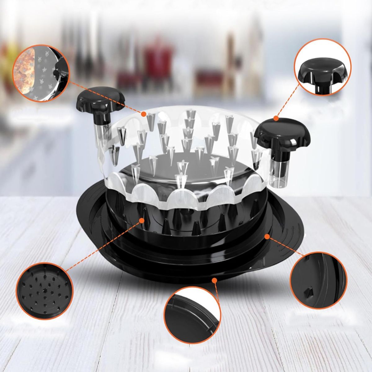 HYGGE - Deshilachador de Pollo Giratorio Manual