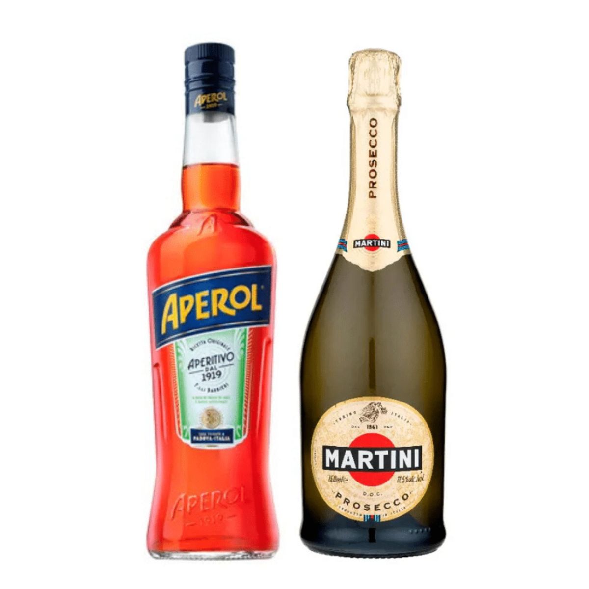 APEROL - Pack Licor APEROL & Espumante MARTINI Prosecco Botella 750ml