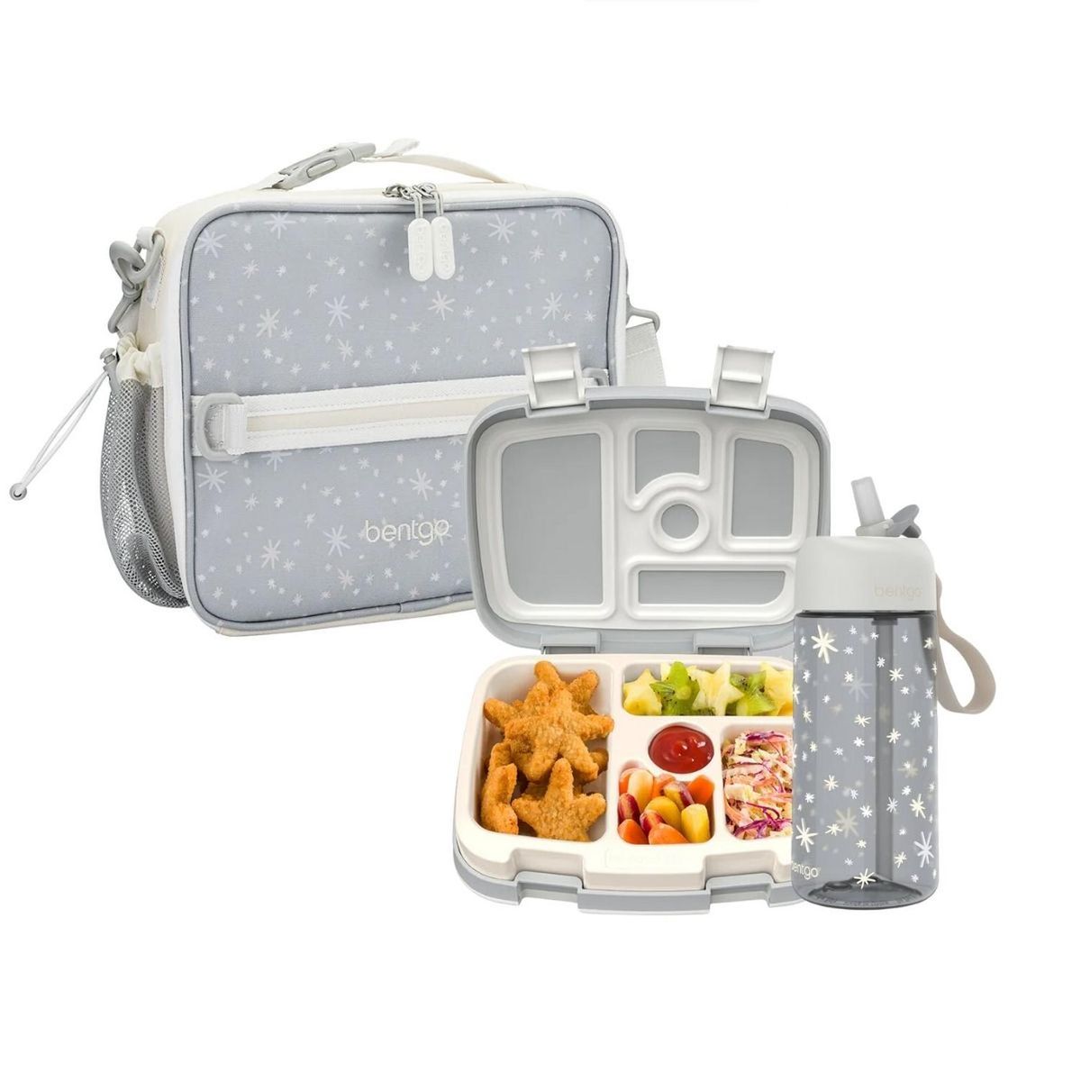 BENTGO - Set Bentgo Lonchera, Porta Lonchera y Tomatodo Whimsy & Wonder - Sprinkle