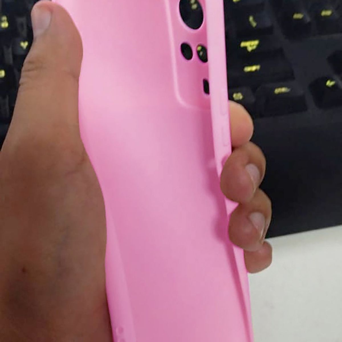 GENERICO - Funda Protector Case para VIVO V25 - FLOR LOTO ROSA