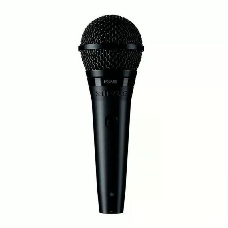 SHURE - Micrófono Profesional Shure PGA58 Cardiode Dinámico Negro