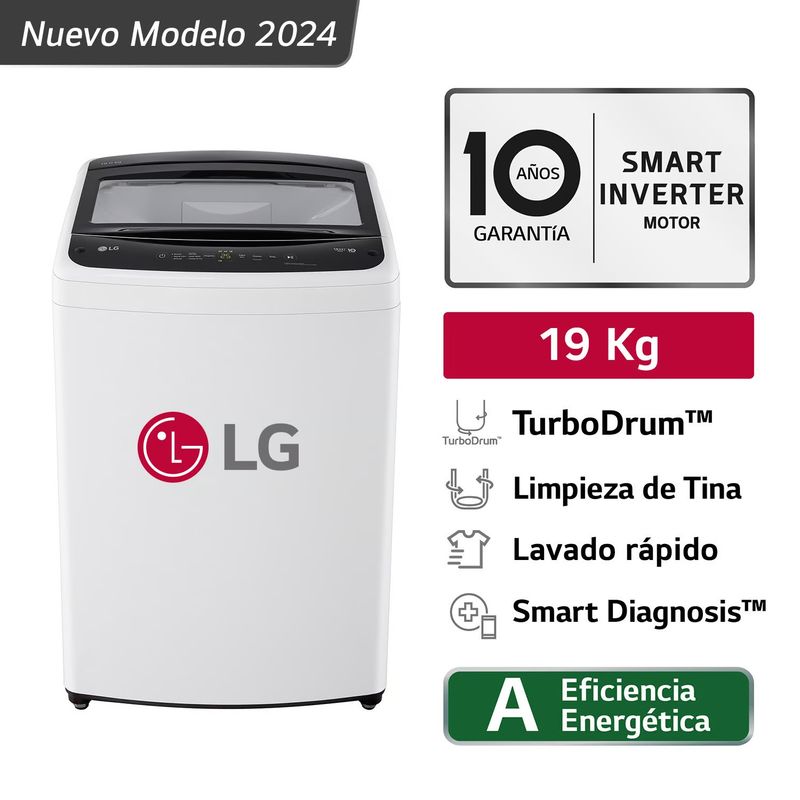 LG - Lavadora Lg WT19WVTB 19 Kg