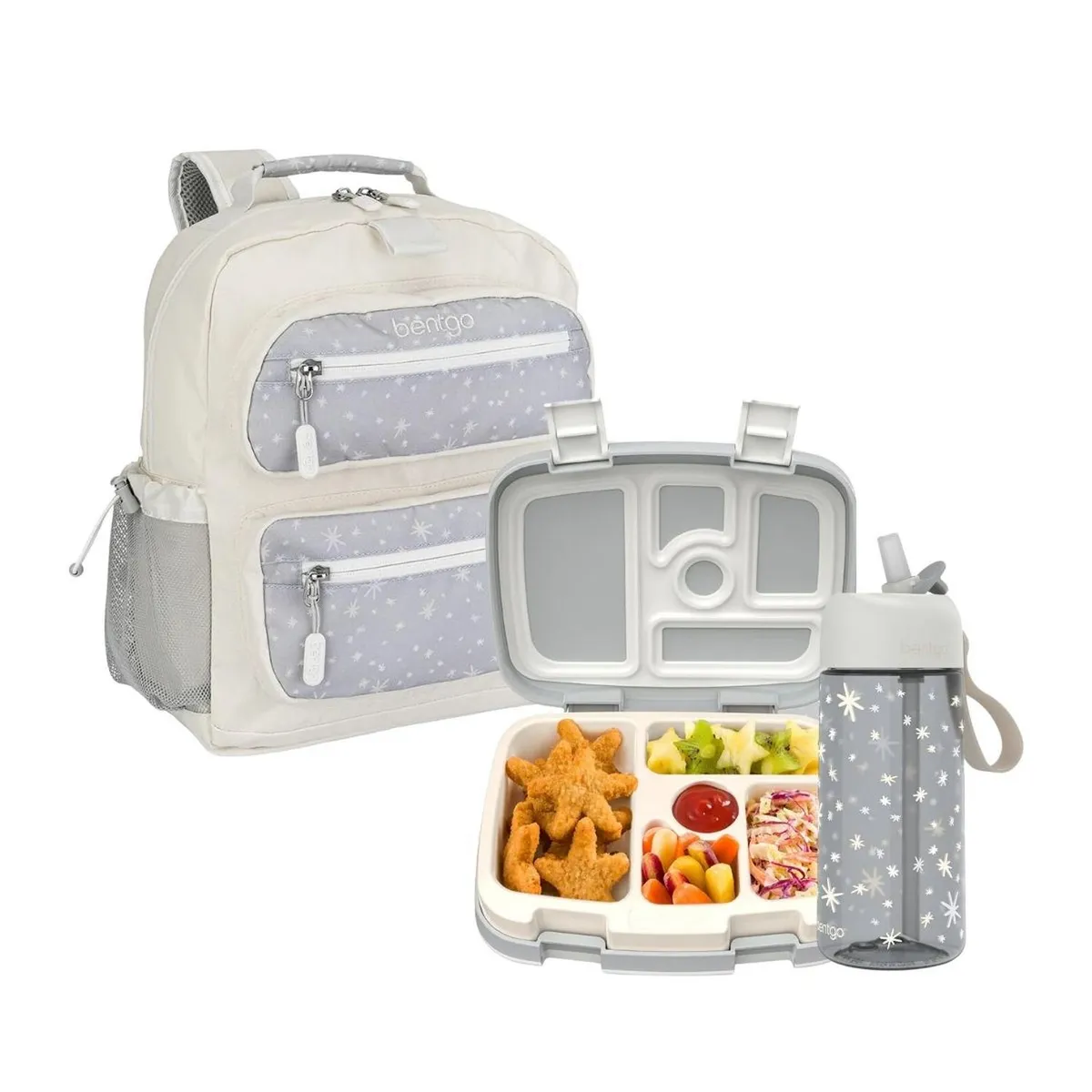 BENTGO - Set Mochila Escolar Lonchera y Tomatodo Whimsy & Wonder - Sprinkle