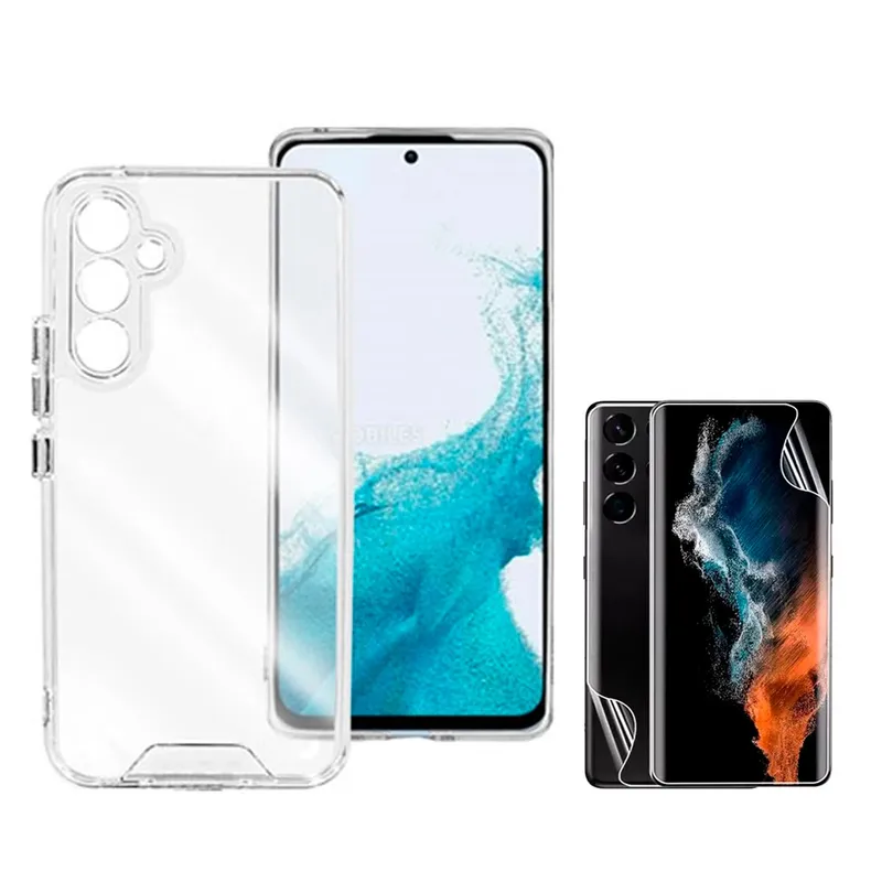 GENERICO - Case Para Galaxy S25 Plus + Mica Hidrogel Hd Ambos Lados