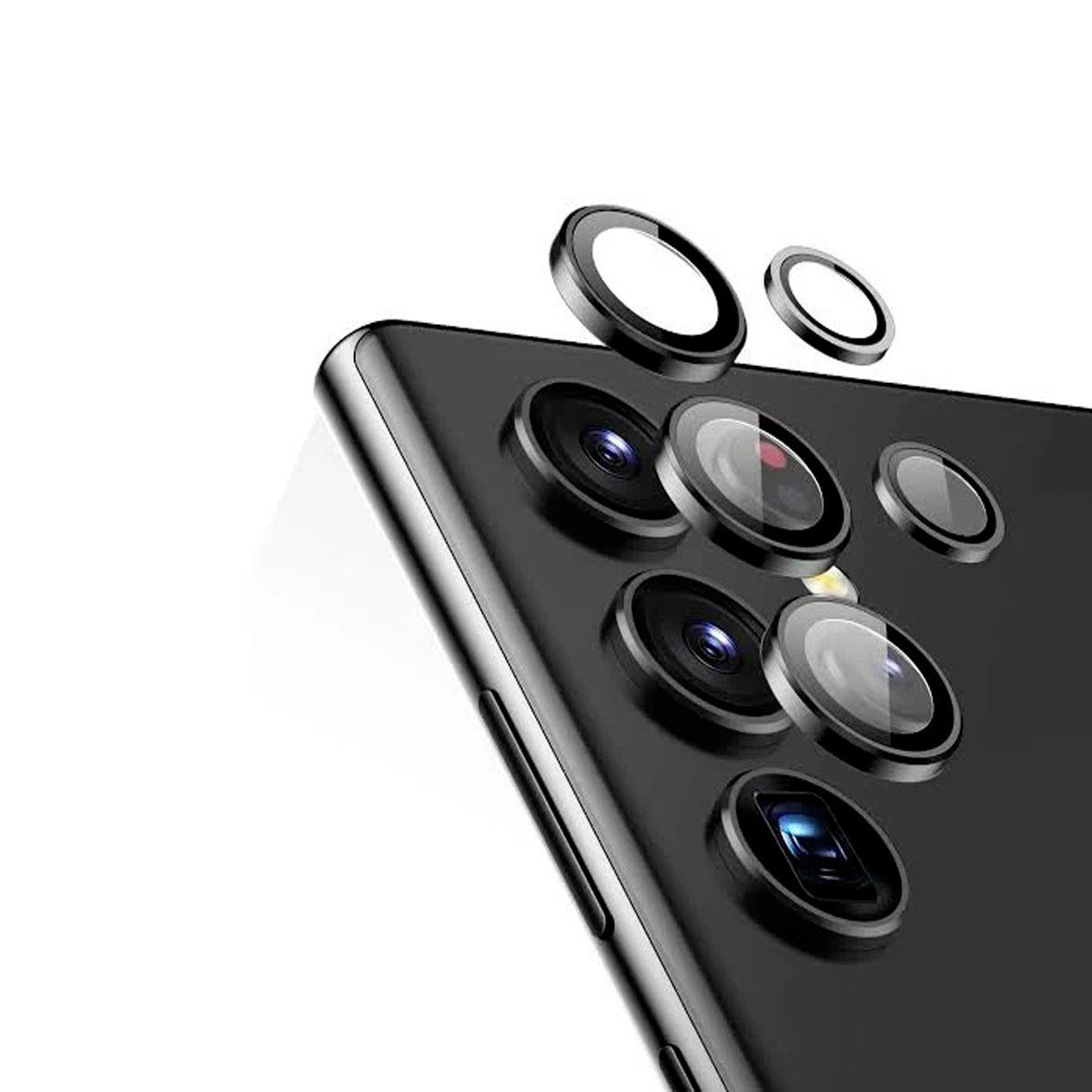 GENERICO - Protector De Camara Para Galaxy S25 Ultra Negro