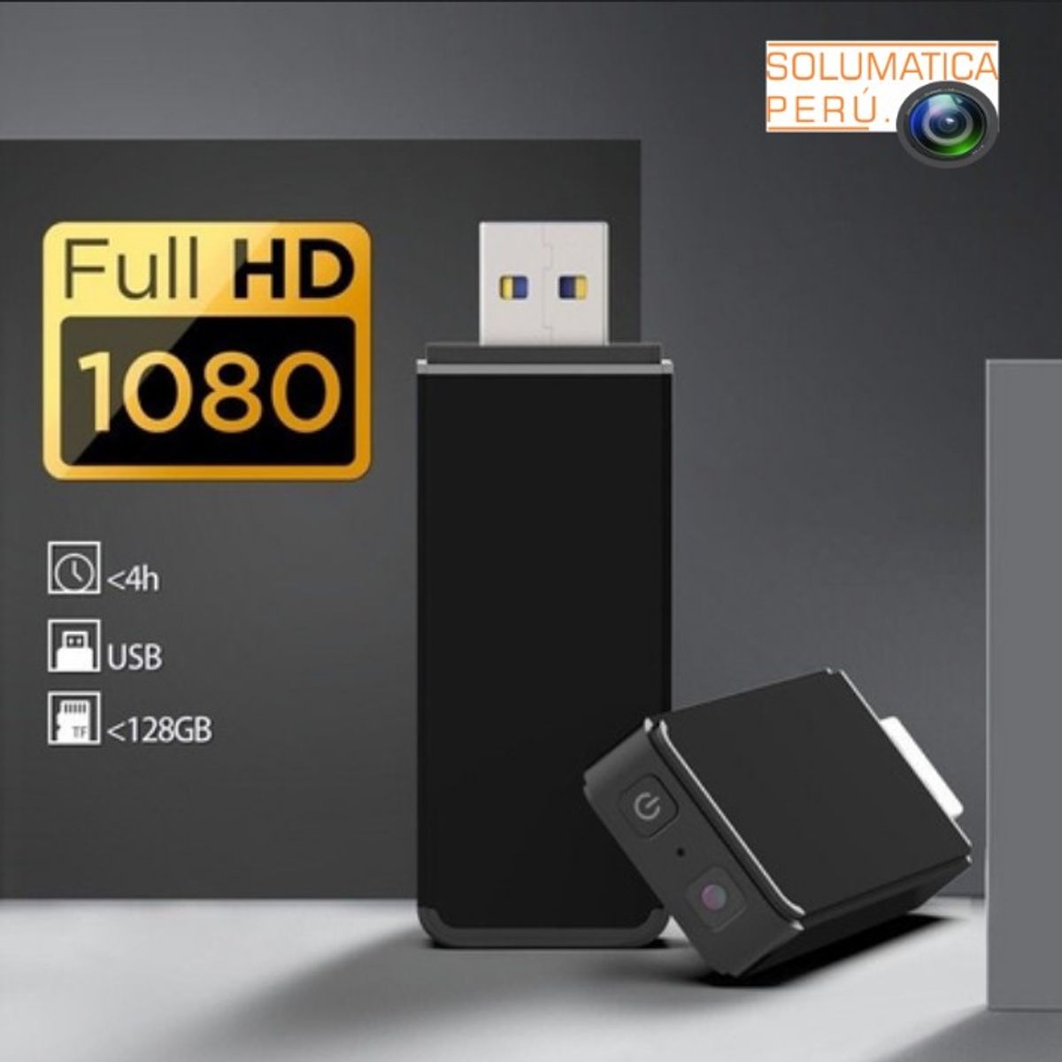 GENERICO - Camara Memoria Usb Espia - Fotos videos 3 horas - Camara Invisible