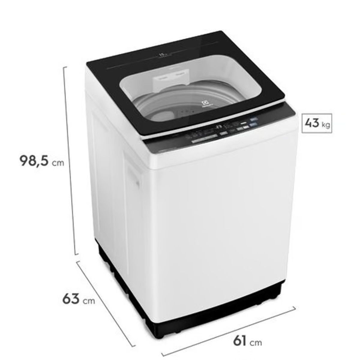 ELECTROLUX - Lavadora 15kg Electrolux Blanco  Inverter Technology EWIP15F2XSWW