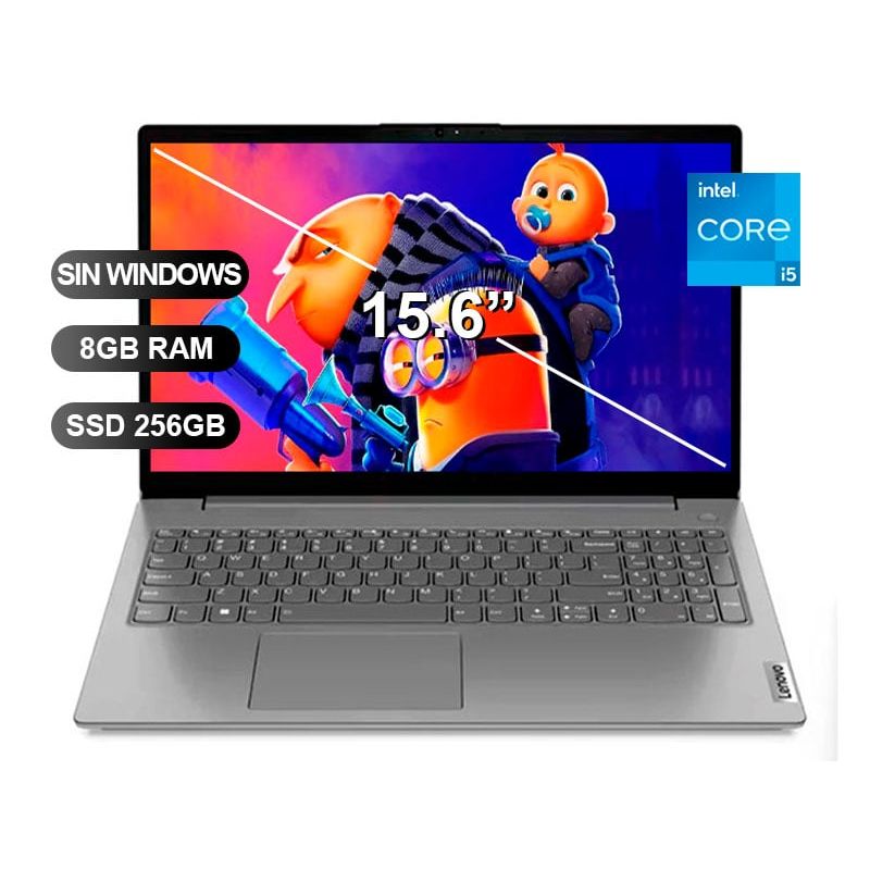 LENOVO - LAPTOP LENOVO V15 G4 IRU I5-13420H 8GB SSD256GB 15.6 83A100GKLM SIN WINDOWS