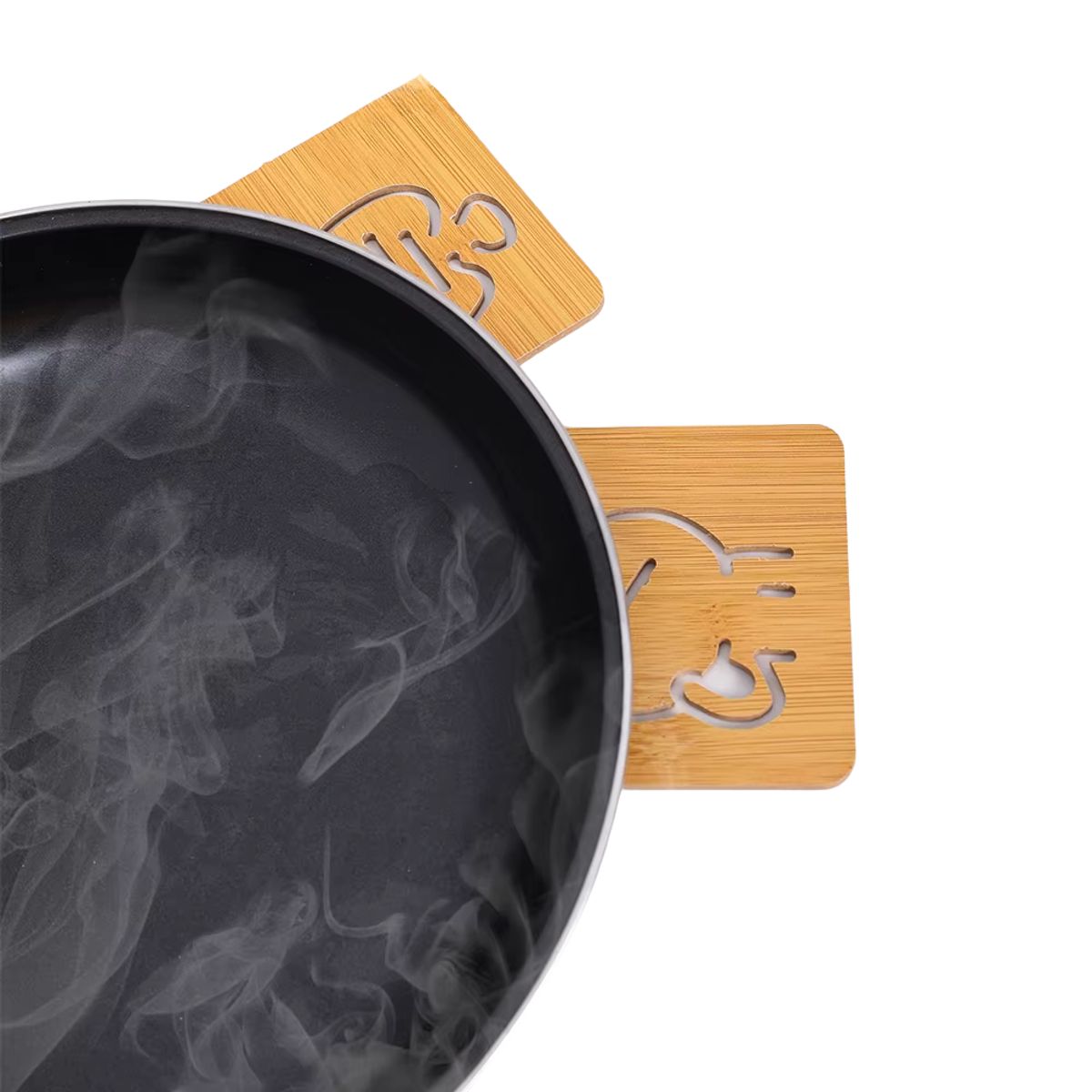 HYGGE - Set de 4 Soportes de Bambú Resistente al Calor